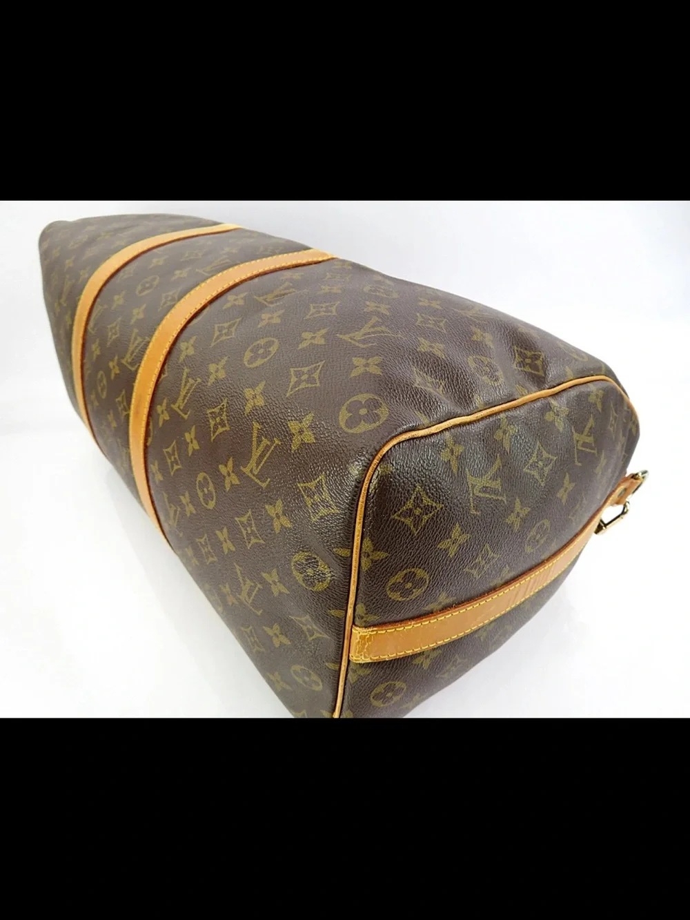 Louis Vuitton Monogram Canvas Travel Duffel in Brown and Tan